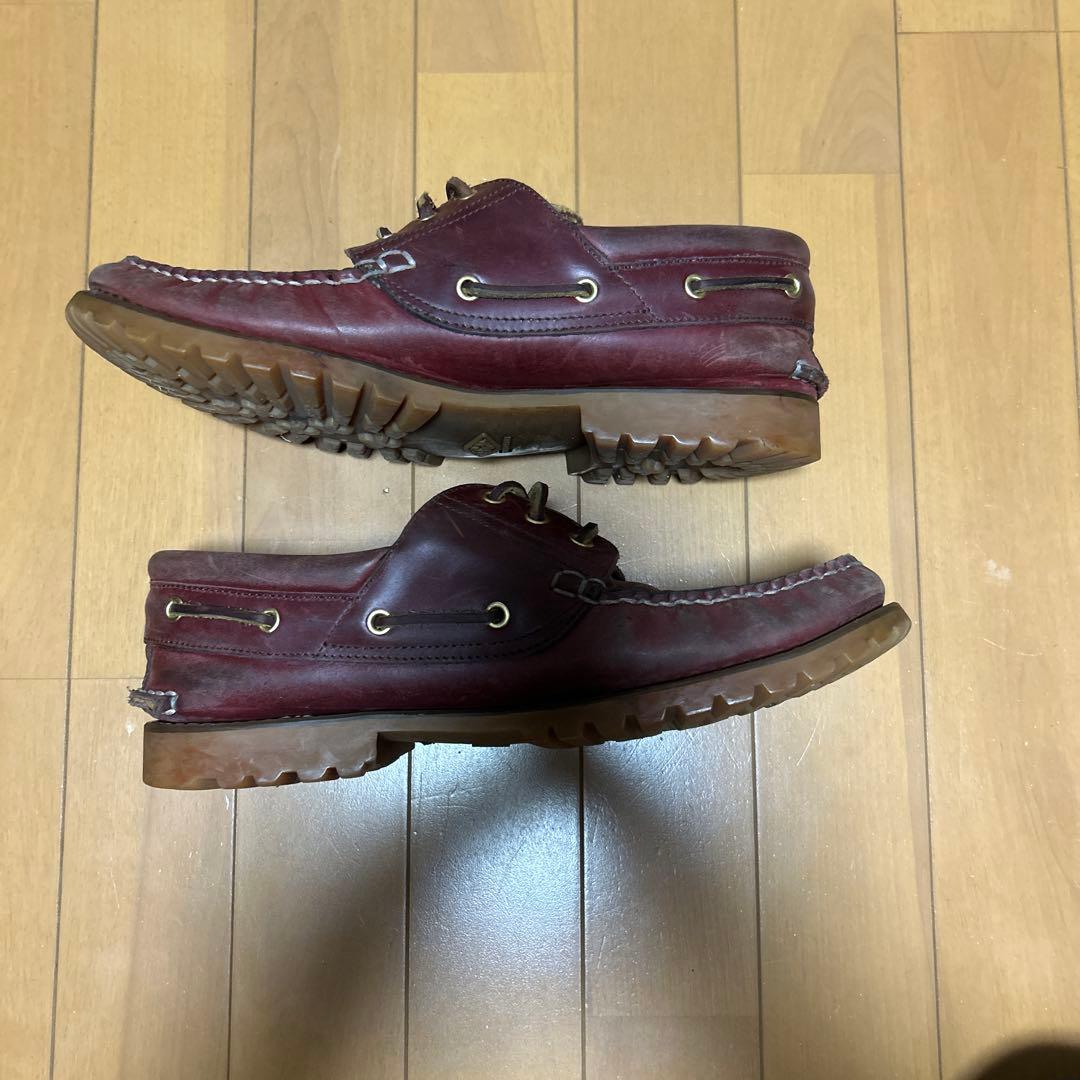 REGAL デッキシューズ　バーガンディ　モカシン　ティンバーランド　3eye似