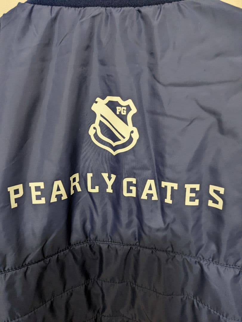 パーリーゲイツ 4WAY　中綿ジャケット　リバーシブル 紺＆黒　サイズ6 　美品