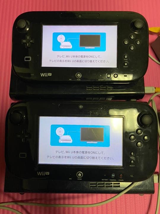 ニンテンドー　wiiＵ 中古本体２台セット　32GB