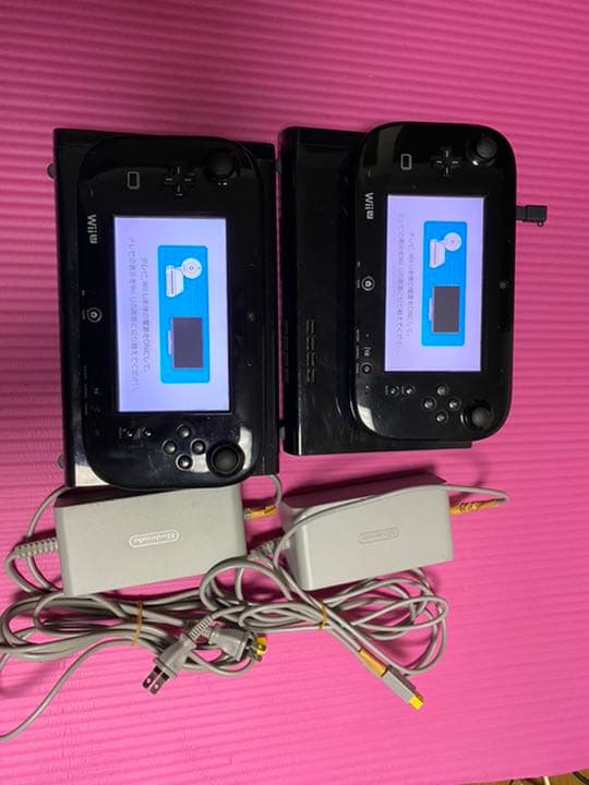 ニンテンドー　wiiＵ 中古本体２台セット　32GB
