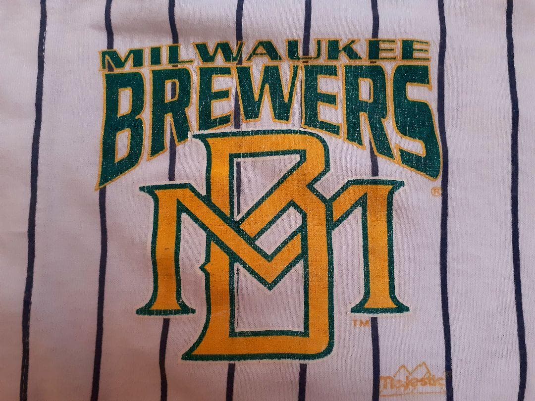 激レア！MLBミルウォーキー・ブリュワーズ ビンテージユニフォーム XL 野球