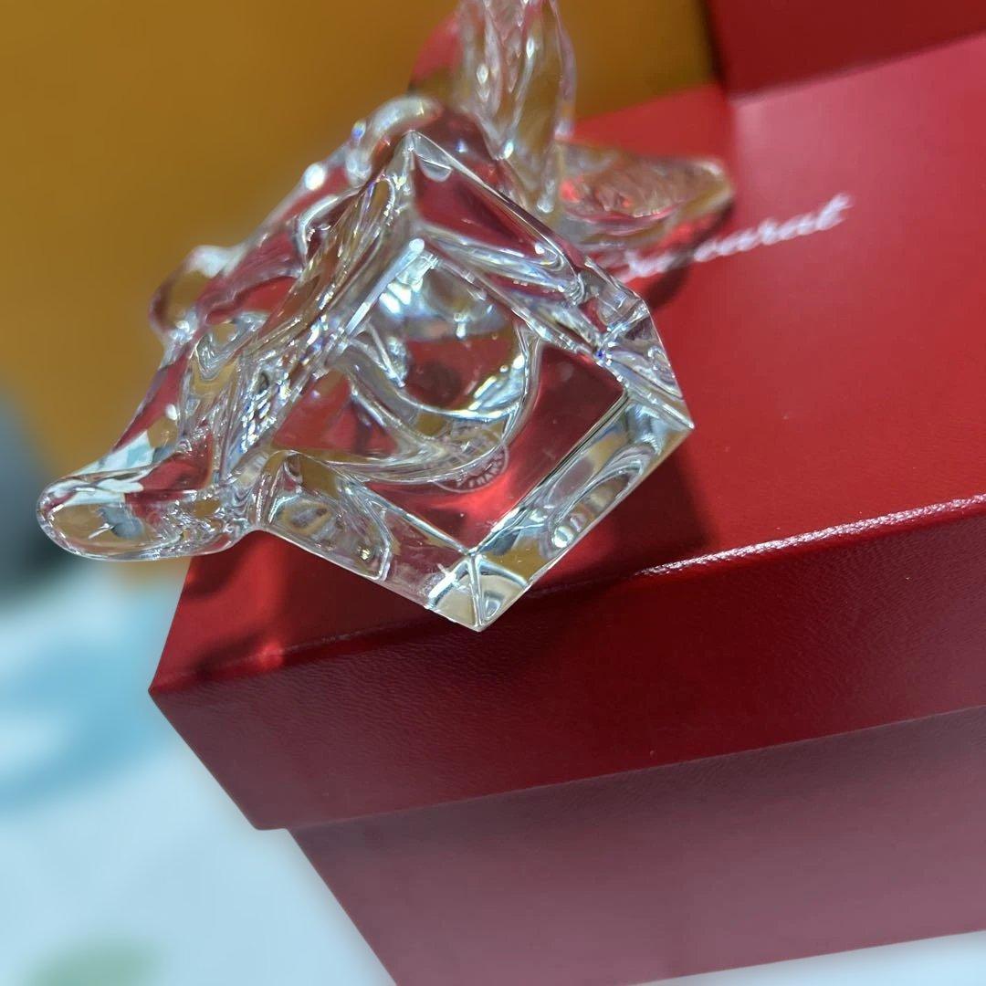 新品Baccarat バカラ　天使エンジェル 置物　クリスタル　ガラス