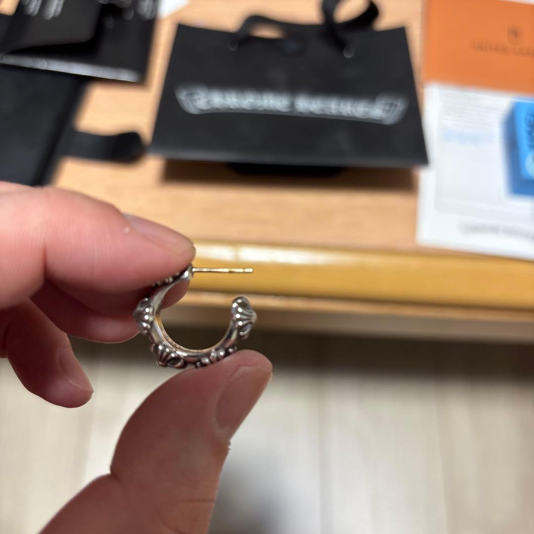 クロムハーツ クロスバンド　フープ　ピアス