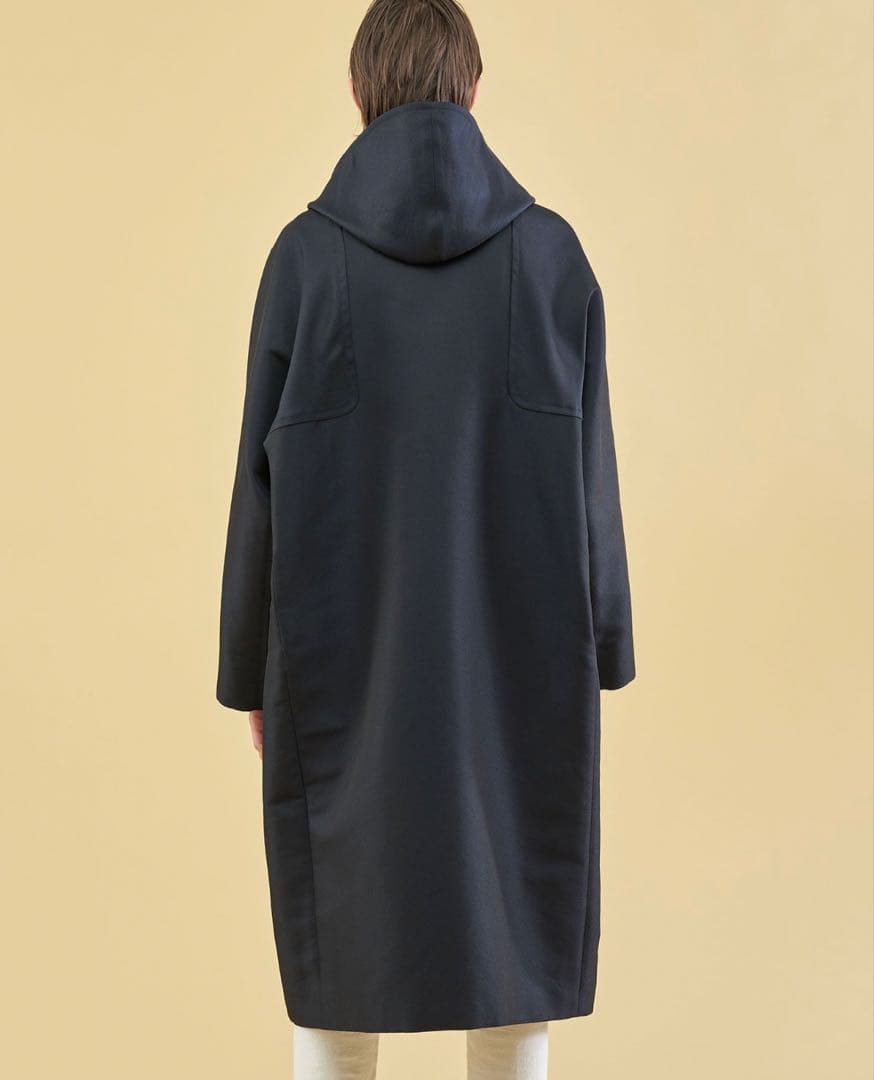 新品　ギャルリーヴィー　シェイプメモリー フーデッドラグランコート