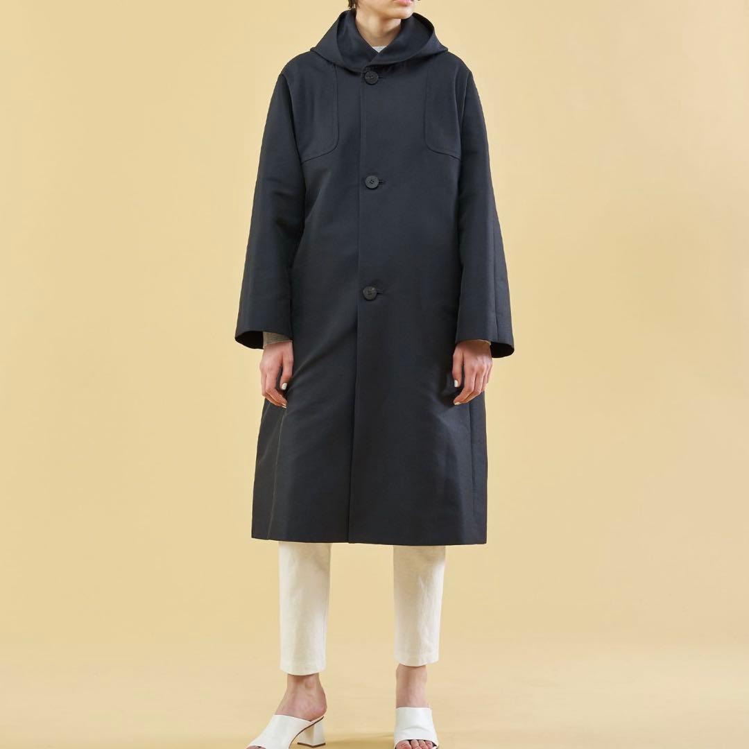 新品　ギャルリーヴィー　シェイプメモリー フーデッドラグランコート