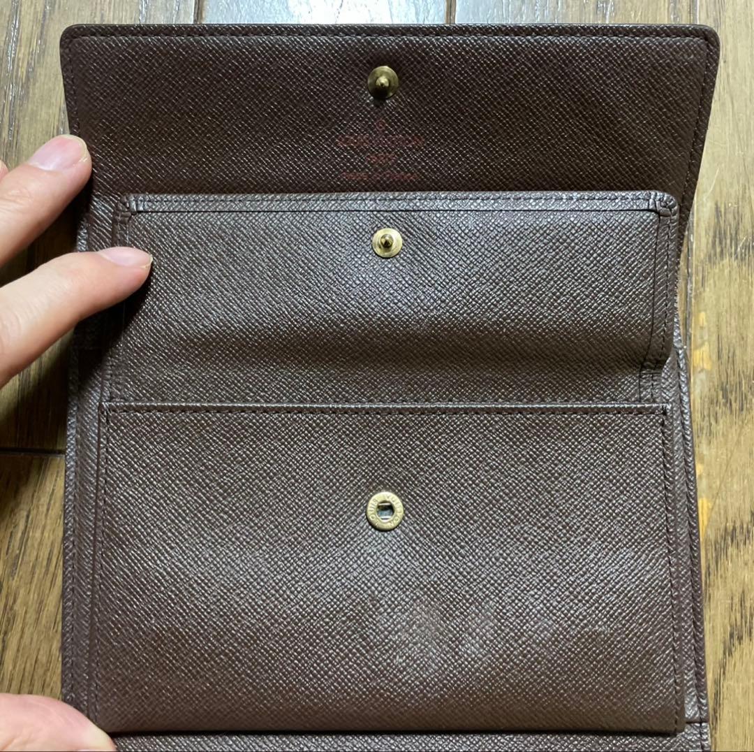 LOUIS VUITTON ダミエ 長財布（スナップボタン式）
