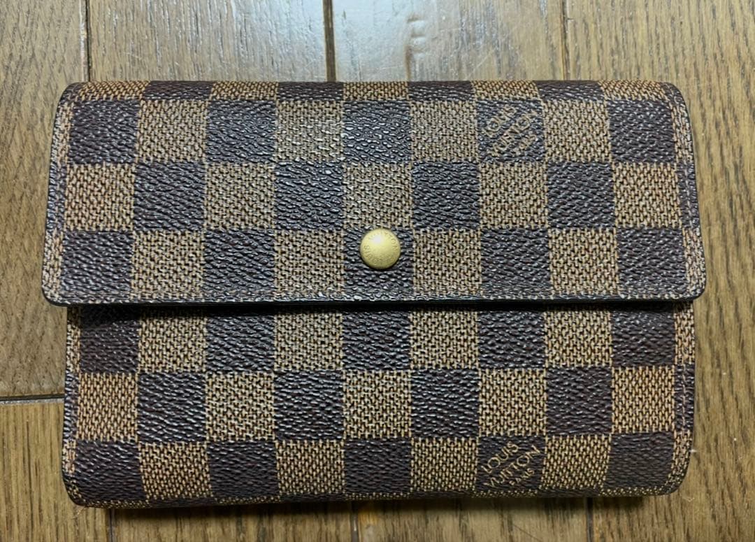 LOUIS VUITTON ダミエ 長財布（スナップボタン式）