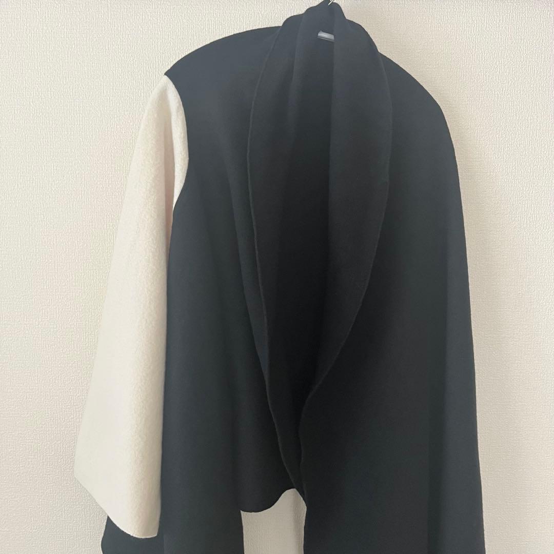 PLAIN PEOPLE ＊SULTAN圧縮ウールニット片袖ストール