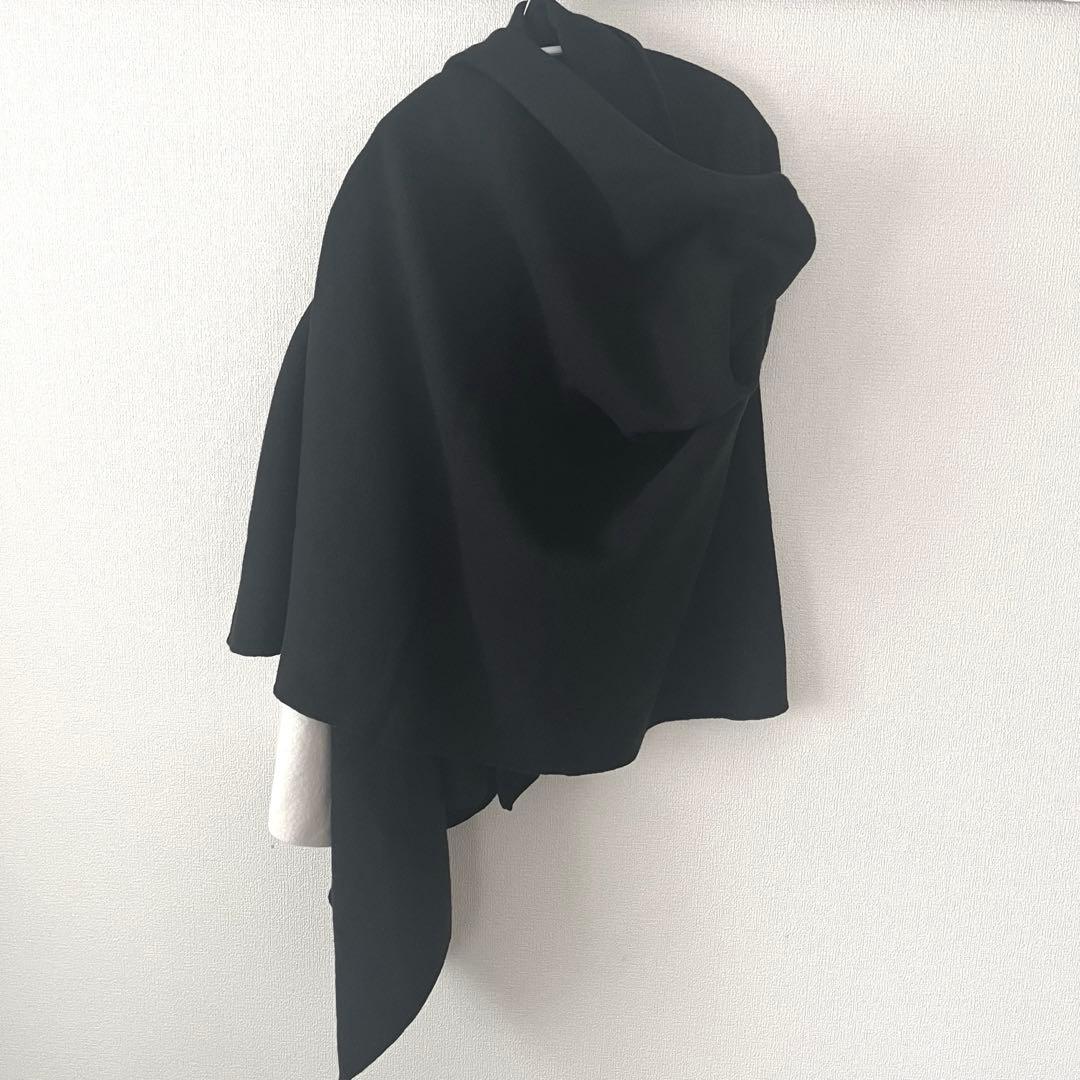 PLAIN PEOPLE ＊SULTAN圧縮ウールニット片袖ストール