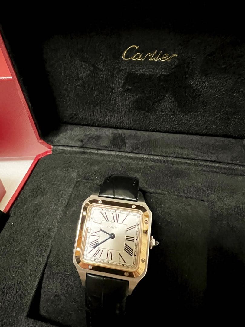 【suzuco】超美品Cartier サントス　デュモンSM /K18PG