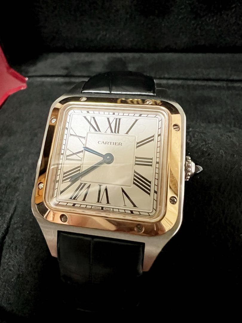 【suzuco】超美品Cartier サントス　デュモンSM /K18PG