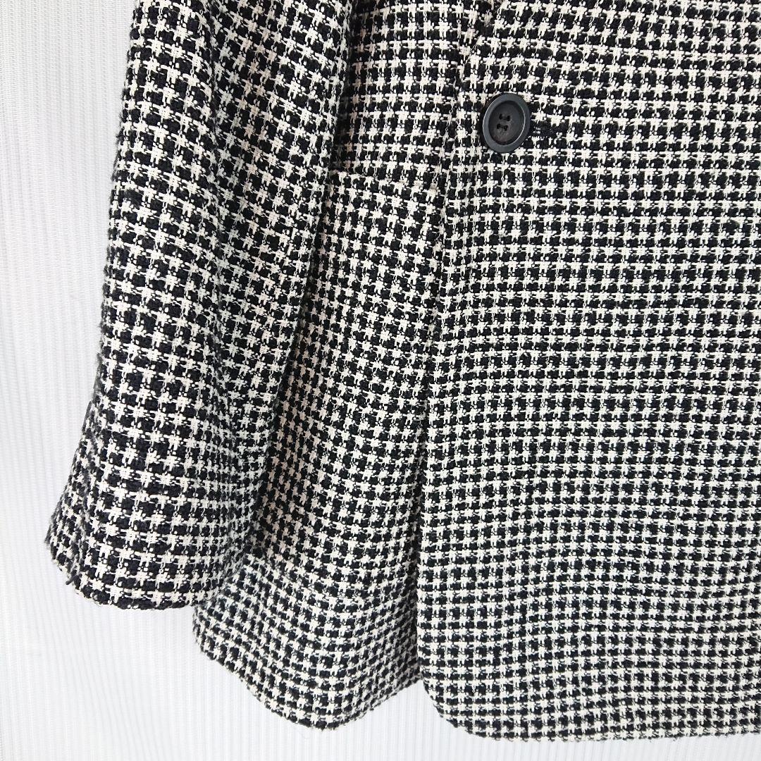 a907 emmi/エミ ノーカラーダブルジャケットコート 未使用 S