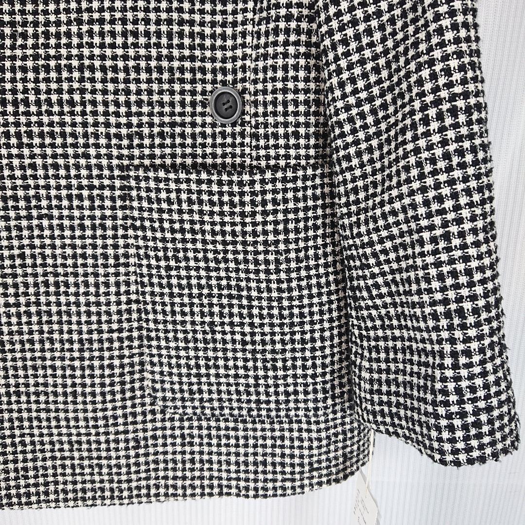 a907 emmi/エミ ノーカラーダブルジャケットコート 未使用 S