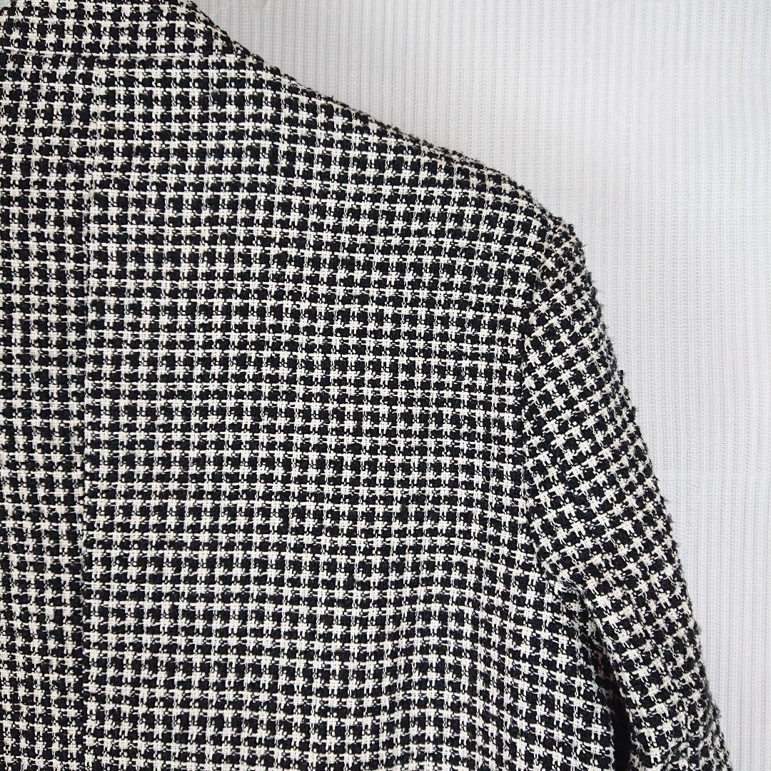 a907 emmi/エミ ノーカラーダブルジャケットコート 未使用 S