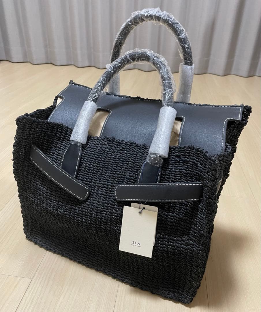 【SEA】BASKET BAG ブラック