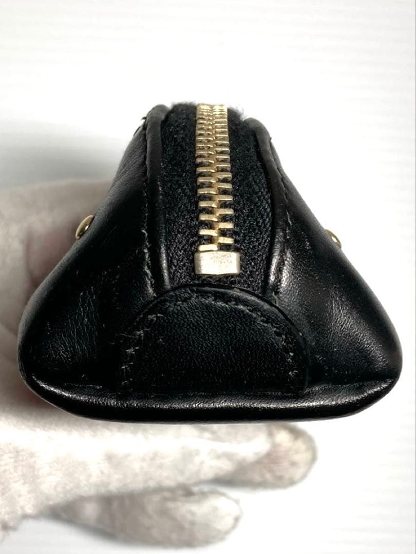 良品　 グッチ　グッチシマ　レザー　てんとう虫　ケース　ミニポーチ