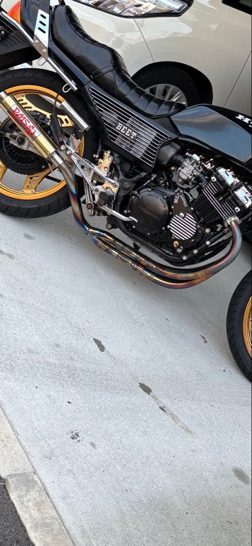 CBX400F 漣PMS ステンレス　プリティーレーシング　42.7π 低回転