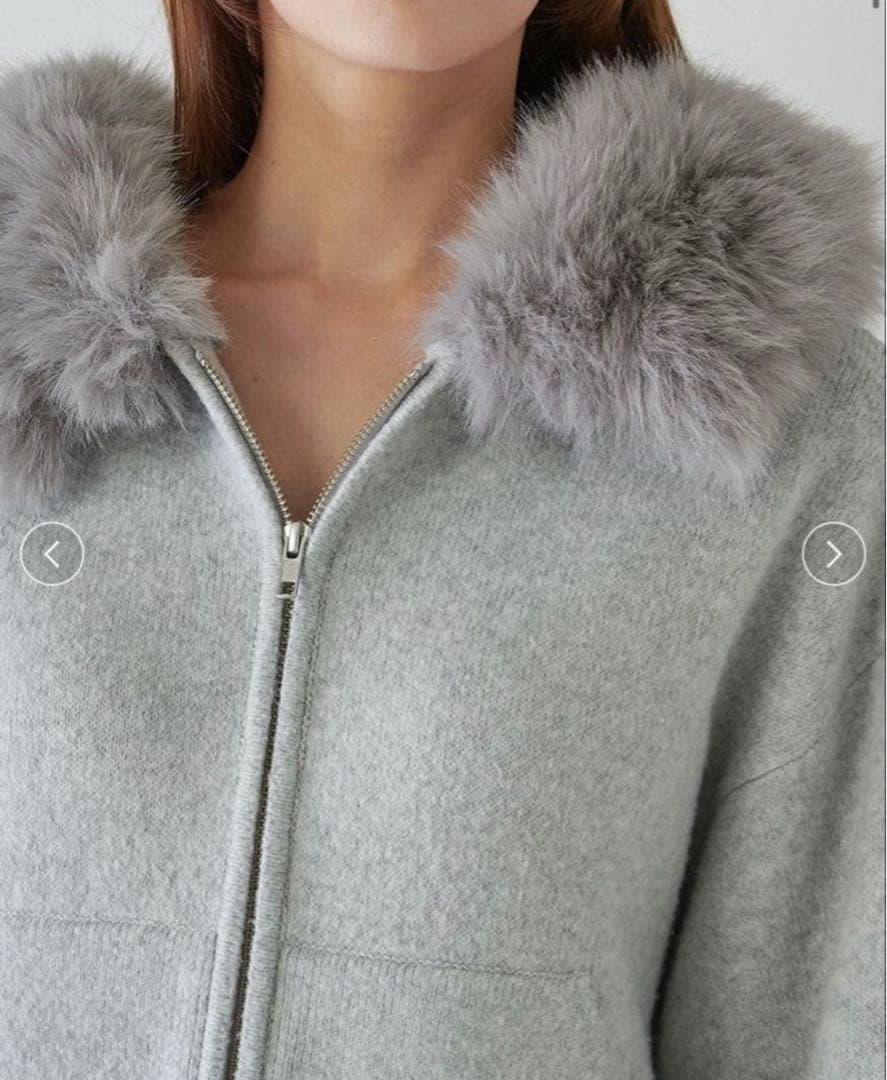 【USAGI ONLINE限定】ファーフードパーカーサイズ0