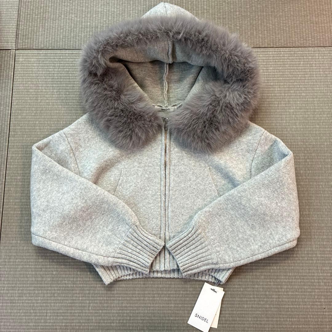 【USAGI ONLINE限定】ファーフードパーカーサイズ0