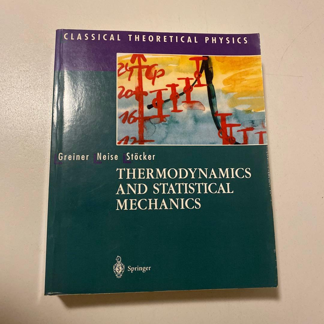 洋書 THERMODYNAMICS AND STATISTICAL MECHANICS