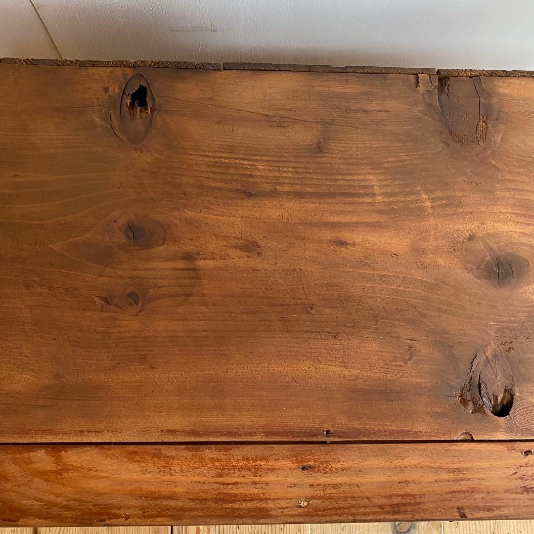 アンティーク ガラス戸 チェスト ローボード テレビ台 レトロ 無垢材 z963