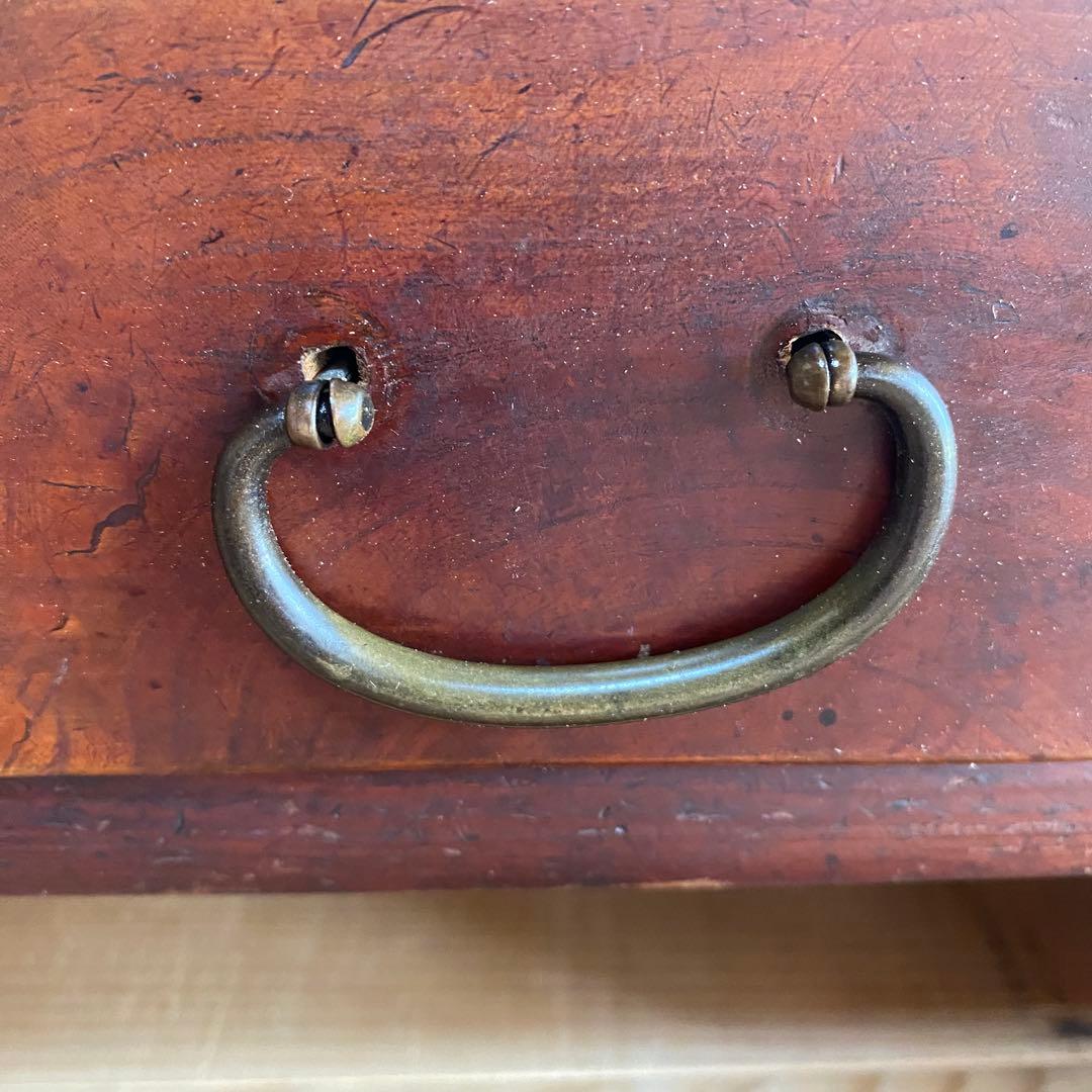 アンティーク ガラス戸 チェスト ローボード テレビ台 レトロ 無垢材 z963