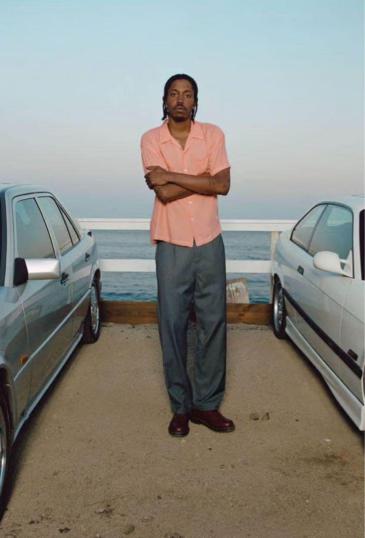 パンツ stussy Striped Volume Pleated Trouser 30