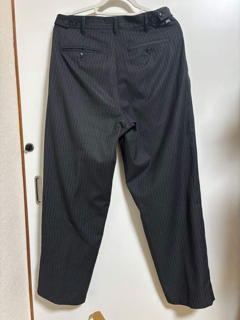 パンツ stussy Striped Volume Pleated Trouser 30