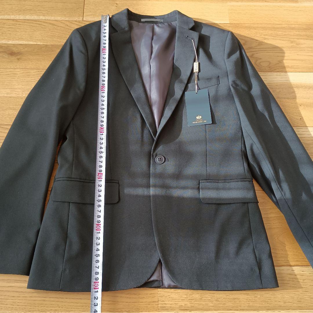 新品　NEXT　男の子　黒　ブラック　スーツ　ベスト　ジャケット　パンツ　152