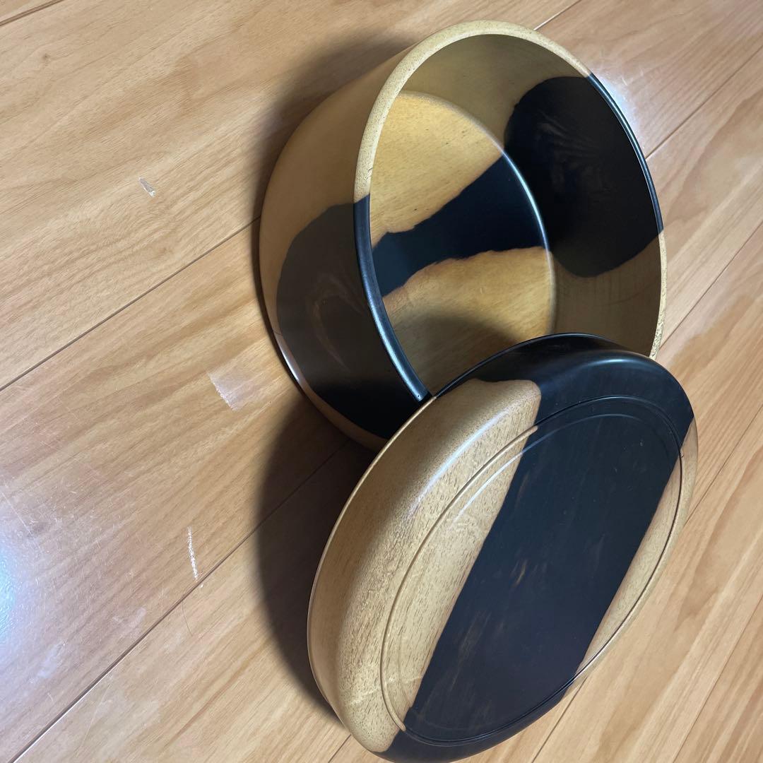 茶櫃 蓋付き 柿の木