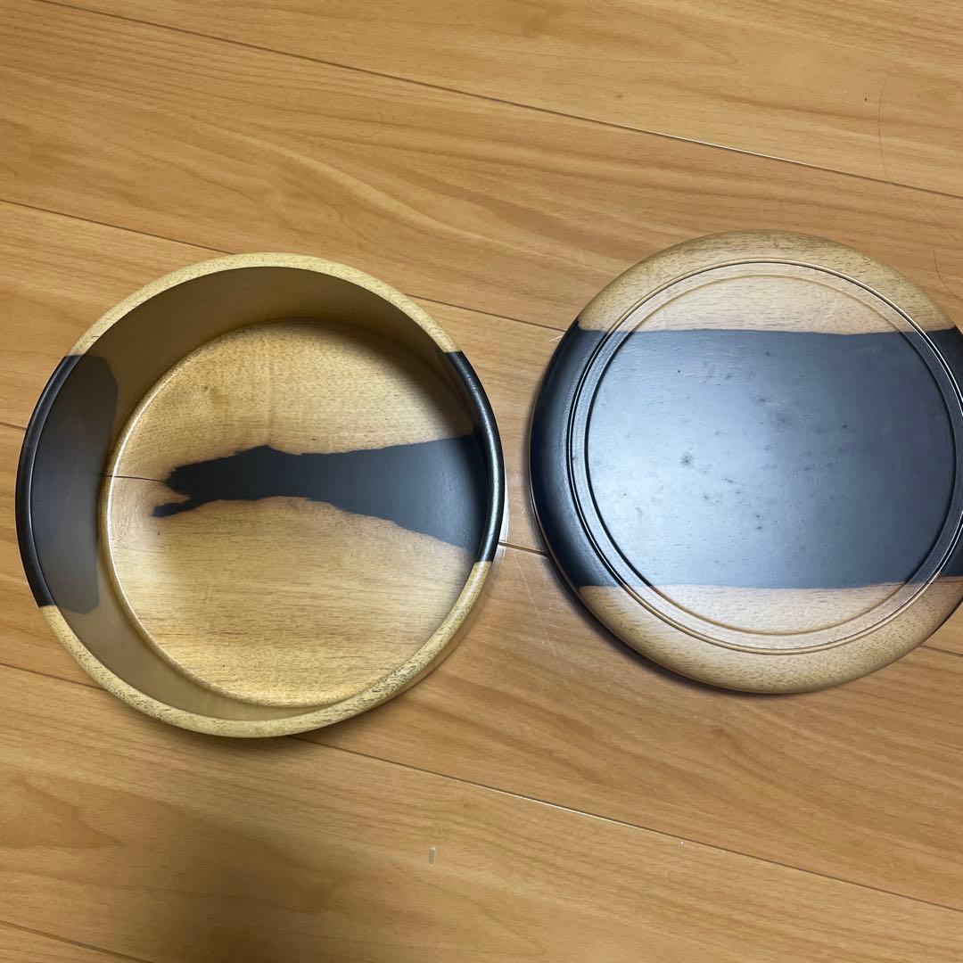 茶櫃 蓋付き 柿の木