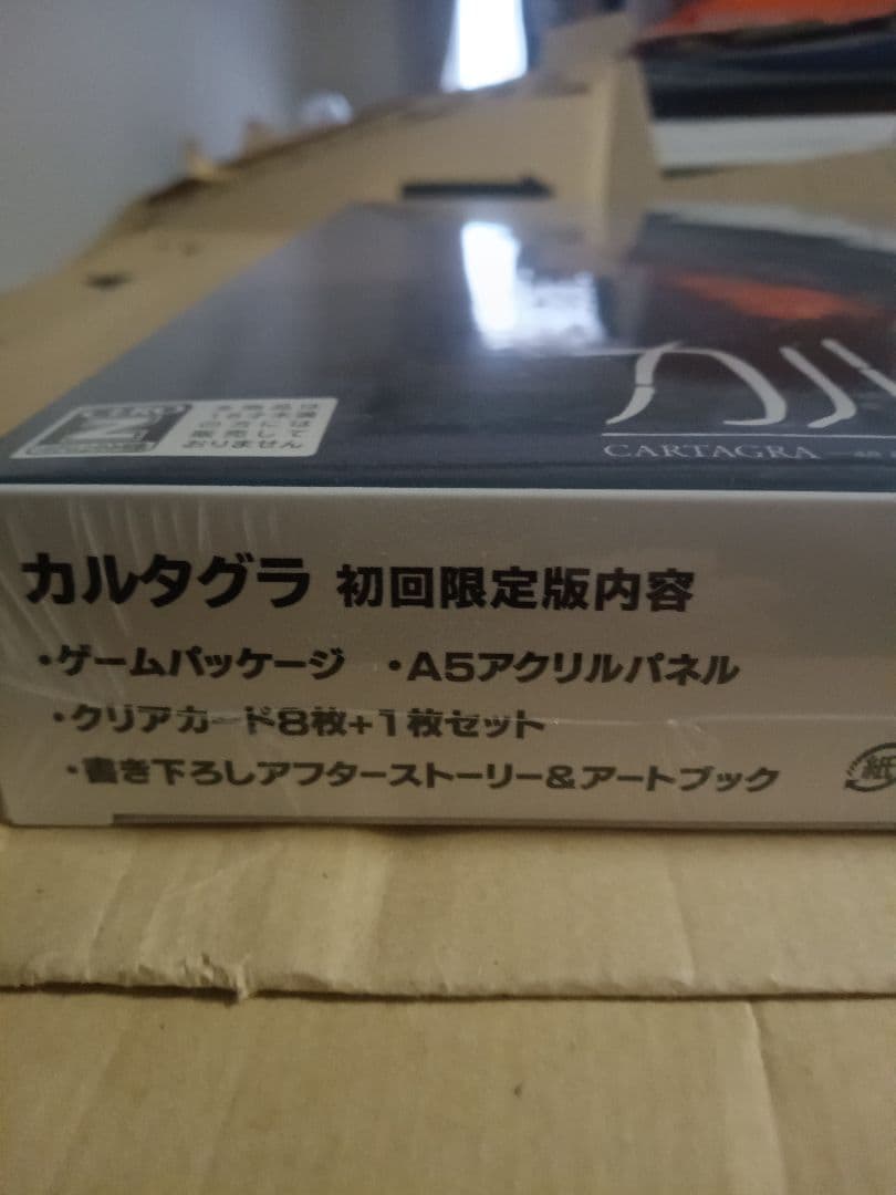 Switch カルタグラ 初回限定版アマゾン限定A4クリアファイル付