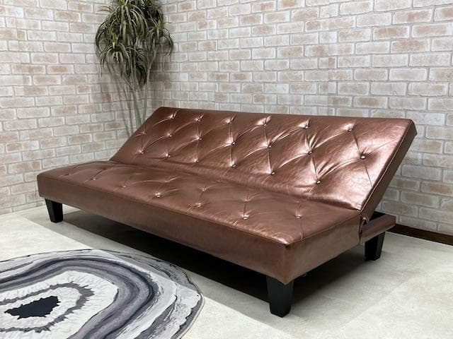 ソファーベッド　ソファ　バイキャスト　DBR　新品　大特価