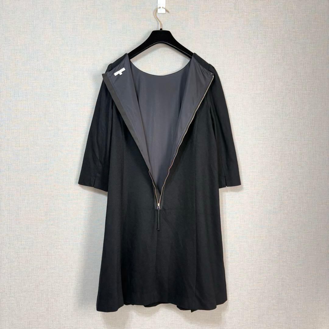 美品　トゥービーシック ワンピース 46 大きいサイズ ウール混　上品　フレア