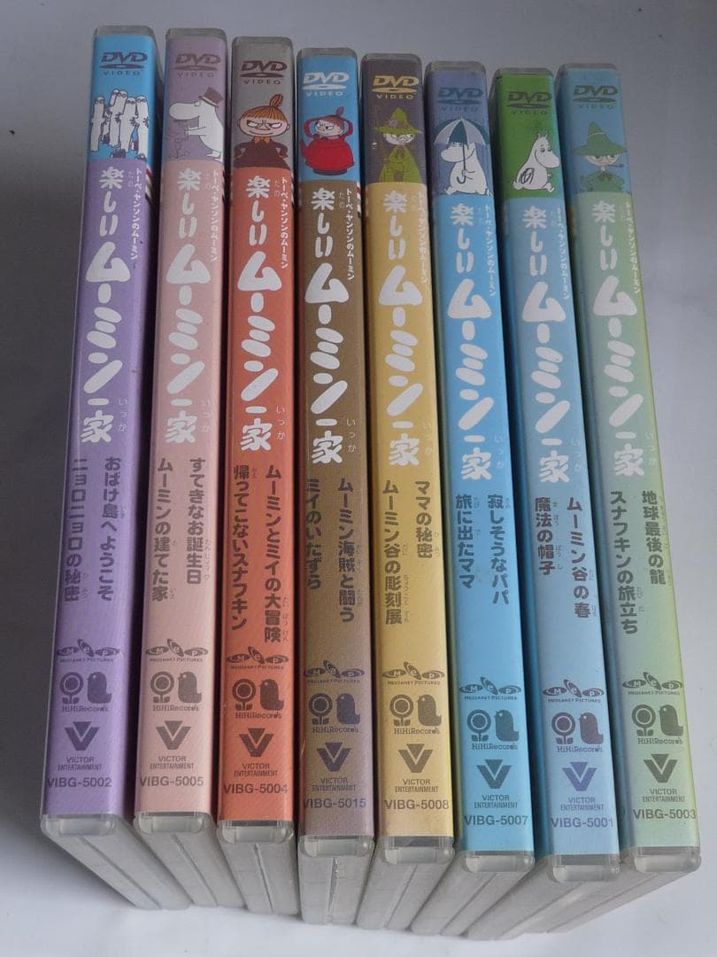 楽しいムーミン一家 DVD 8巻セット