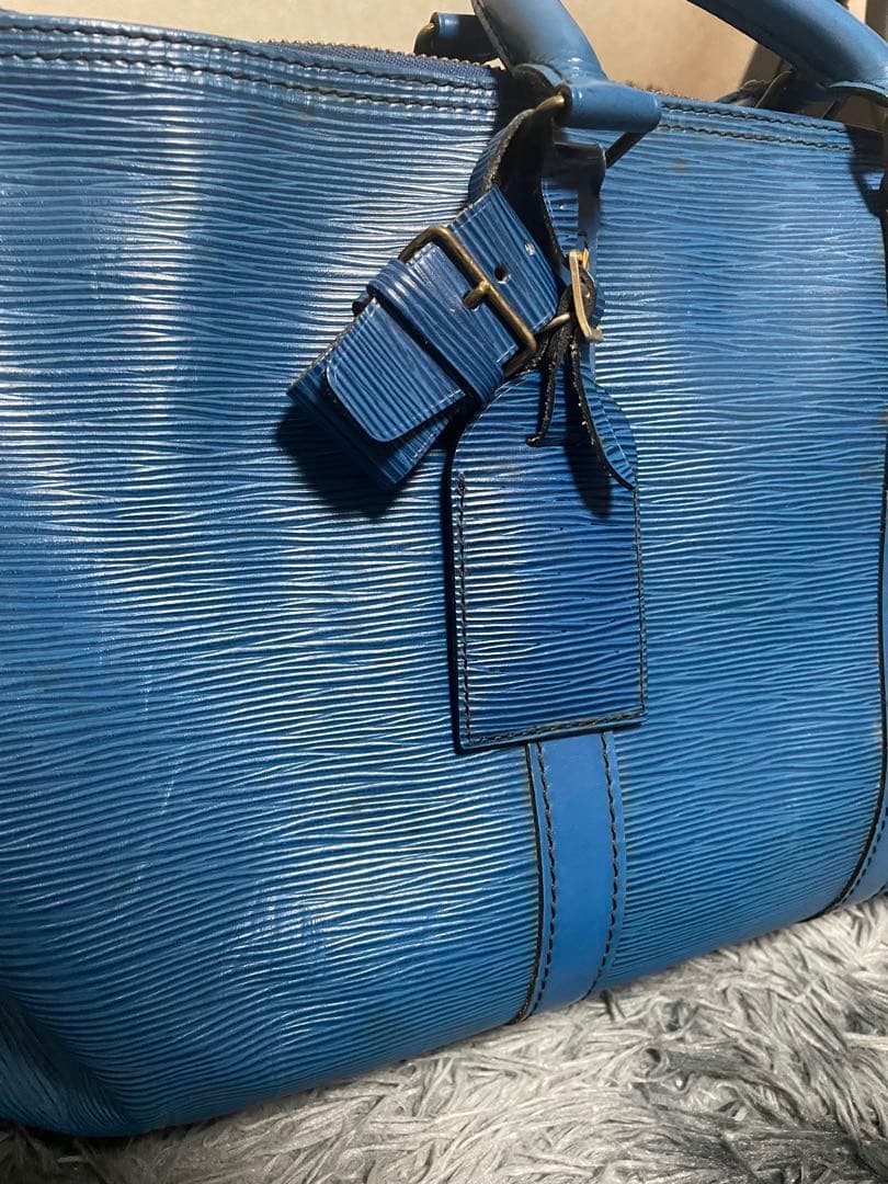 【正規品】ルイヴィトン エピ キーポル50 LV 青