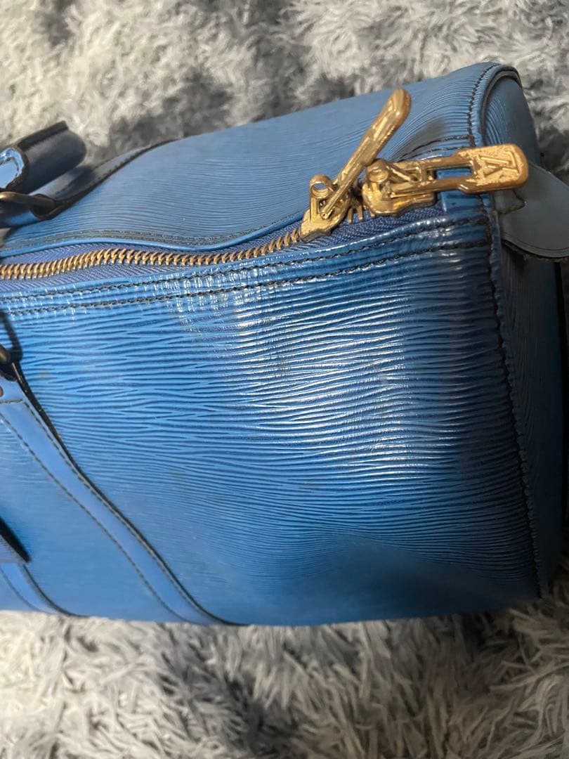 【正規品】ルイヴィトン エピ キーポル50 LV 青