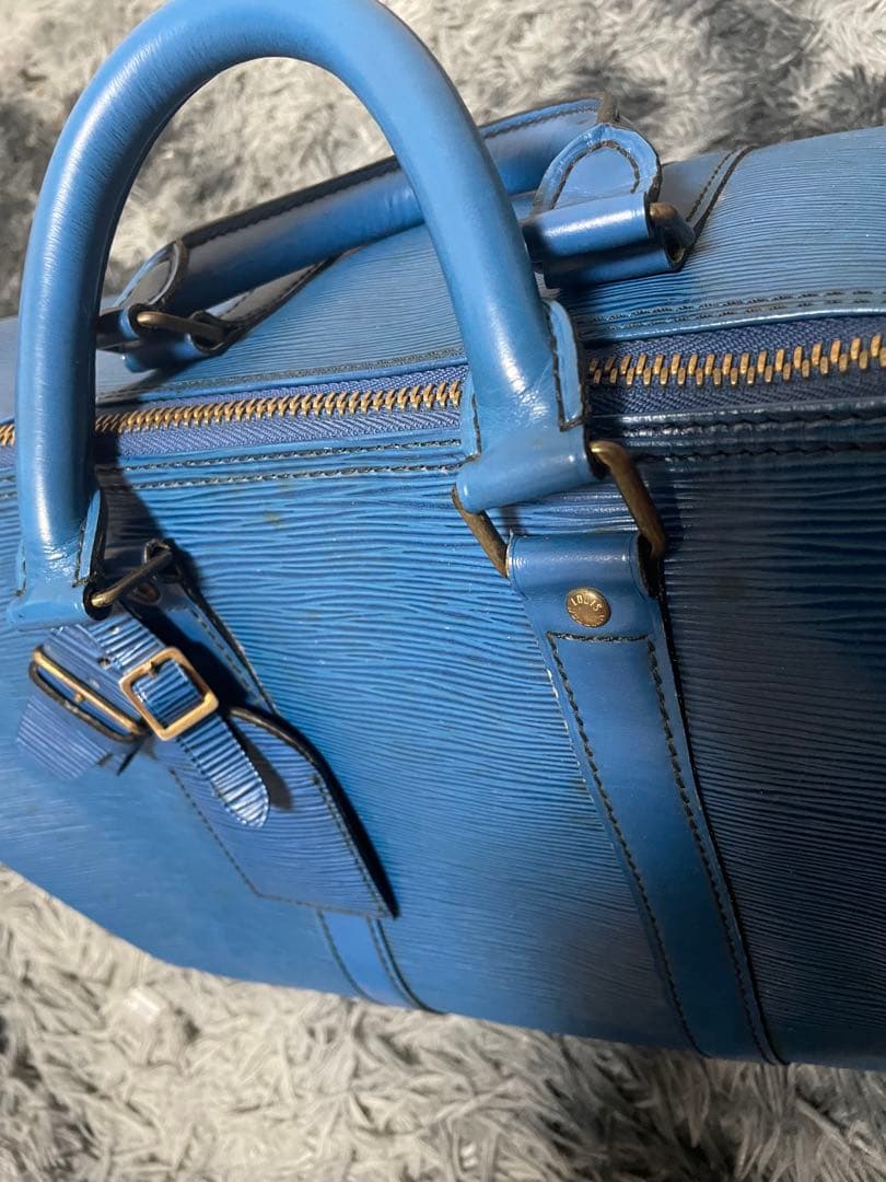 【正規品】ルイヴィトン エピ キーポル50 LV 青