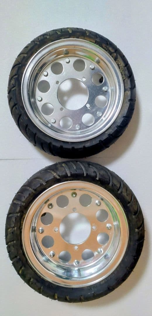 モンキー 8インチ 社外アルミホイール前後 ミニモト製