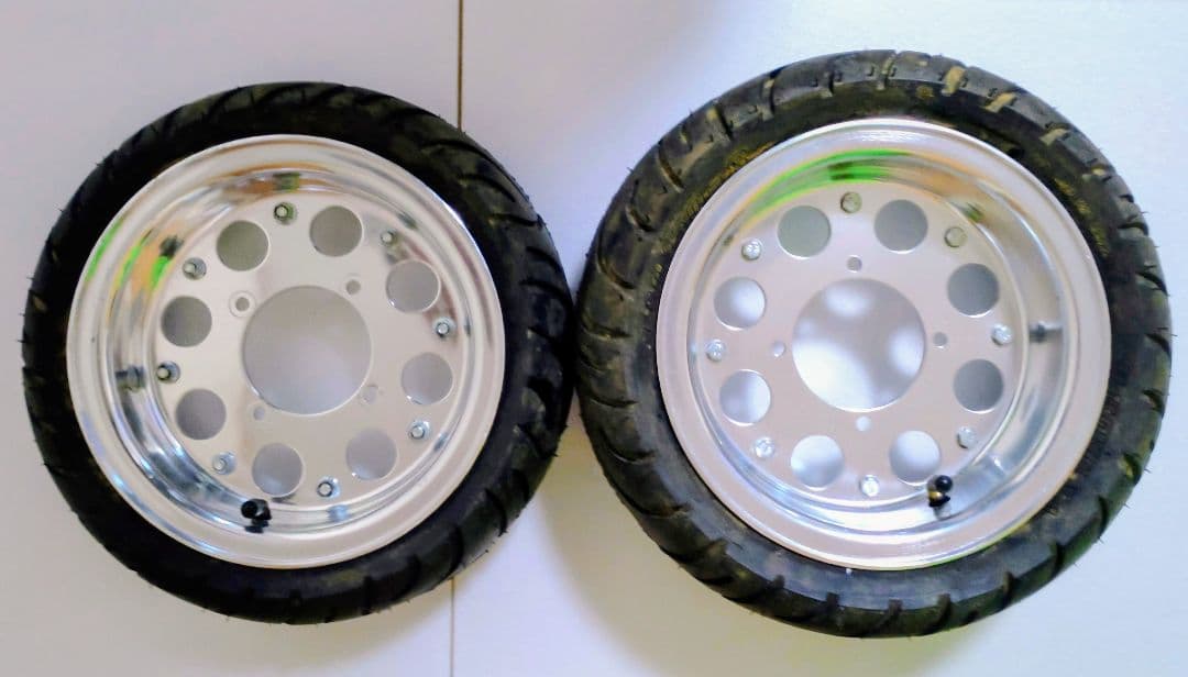 モンキー 8インチ 社外アルミホイール前後 ミニモト製