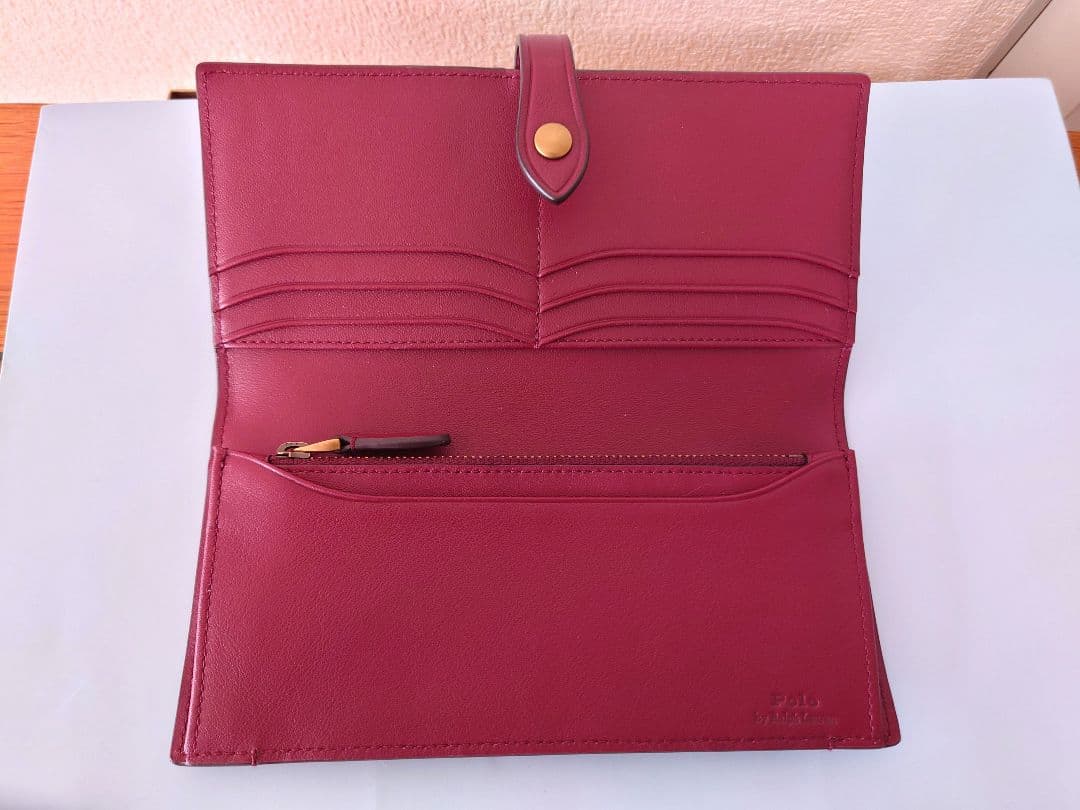 【購入履歴写真あり】POLORALPHLAUREN ポロベア 長財布 財布 牛革