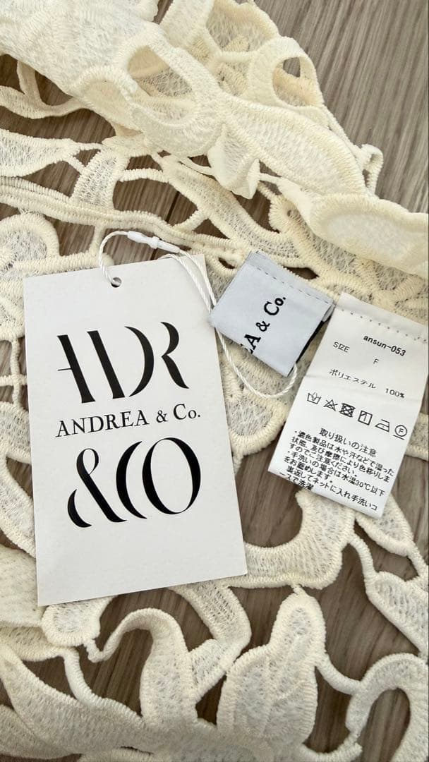 ANDREA & Co. AUBREYレースレイヤードワンピース