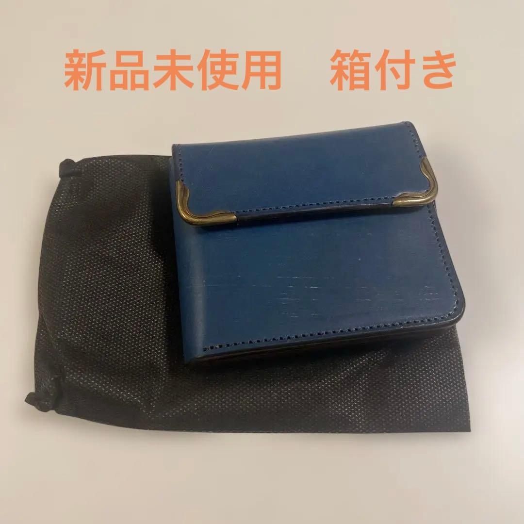 【新品未使用箱付き】✴︎クリスマスセール✴︎CLAMP 2つ折りウォレット　ブルー