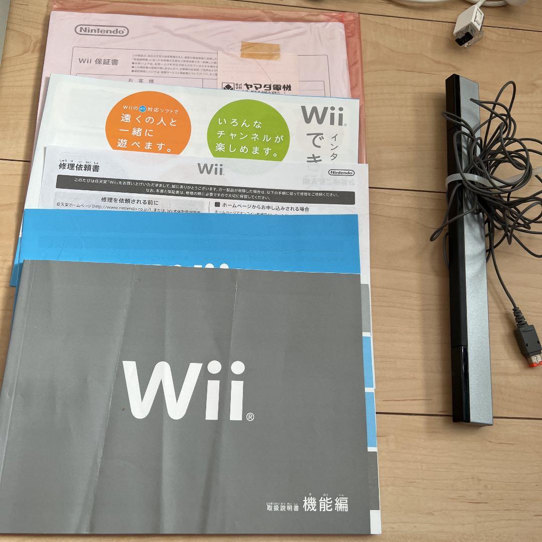 Nintendo Wii RVL-S-KJ 本体、リモコン