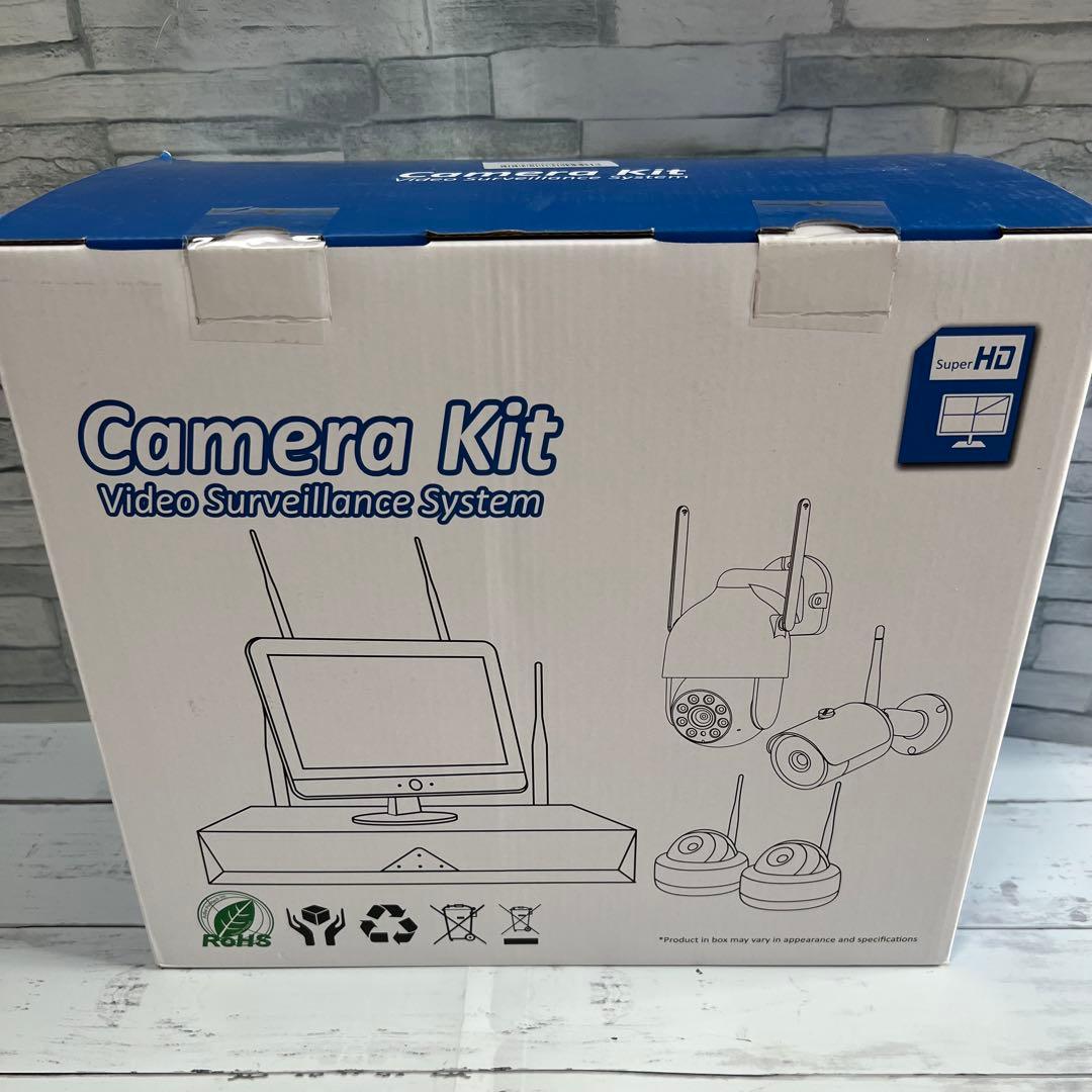 【800万画素対応】防犯カメラ 屋外 poe 人体&車両検知機能 3TBHDD