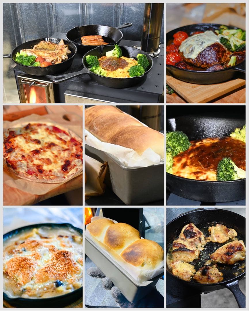 F&C 【展示品特価】フルセット オーブン一体型薪ストーブ STOVEN