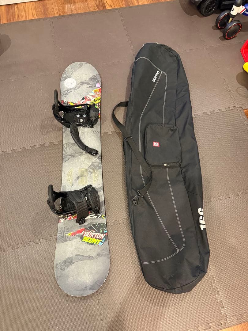 BURTON　バートン　バインディング、ブーツ、ケース付きスノーボードセット