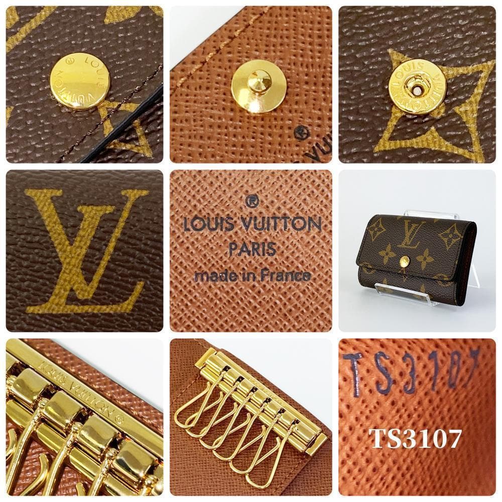 【未使用に近い】ルイヴィトン モノグラム キーケース ミュルティクレ6