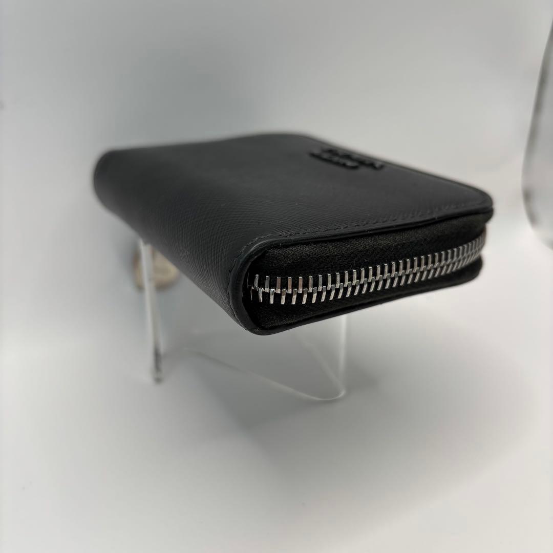 PRADA パース　ブラック　1MM268 ハート　SAFFIANO