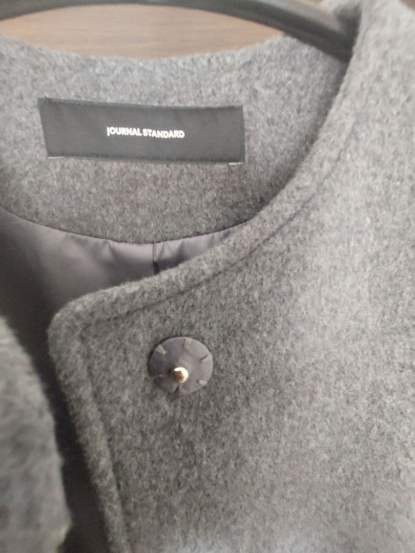 JOURNAL STANDARD スーパー140ビーバーノーカラーコート36